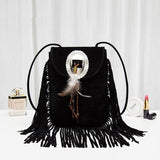 Elizabeth - Bohemian Inspired Fringe Shoulder Bag