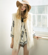 Kardashian Style Fur Overcoat