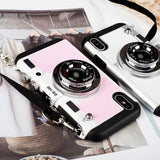 Retro Camera Inspired Case v2 For iPhone X To iPhone 5  - Comes with Free Lanyard!
