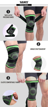 3rd Gen 3D Woven Pressurization Sports Knee Brace